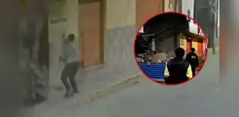 Hombre se salva de morir en Huánuco: salió a barrer su vereda segundos antes del desplome de su casa Hombre se salva de morir en Huánuco: salió a barrer su vereda segundos antes del desplome de su casa