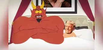 “Programa de cuarta categoría”: Casa Blanca arremete contra South Park por mostrar a Trump en una cama con Lucifer “Programa de cuarta categoría”: Casa Blanca arremete contra South Park por mostrar a Trump en una cama con Lucifer
