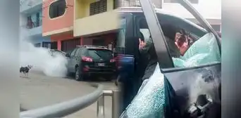 Desatan ráfaga de balazos contra hombre dentro de su vehículo en Mariscal Castilla, Rímac Desatan ráfaga de balazos contra hombre dentro de su vehículo en Mariscal Castilla, Rímac