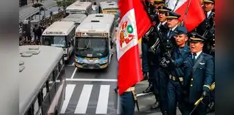 Gran Parada Militar en la avenida Brasil: desvíos del transporte público, corredor morado y Aerodirecto Sur, según la ATU
