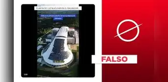 Video no muestra la primera planta de energía nuclear en El Salvador: fue creado con IA Video no muestra la primera planta de energía nuclear en El Salvador: fue creado con IA
