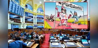 Por estos no: Carlincatura expone a los títeres de líderes políticos que postularon a la Mesa Directiva del Congreso Por estos no: Carlincatura expone a los títeres de líderes políticos que postularon a la Mesa Directiva del Congreso
