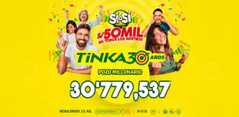 ¡No reventó el Pozo Millonario! Resultados de La Tinka del domingo 27 de julio: conoce los números ganadores