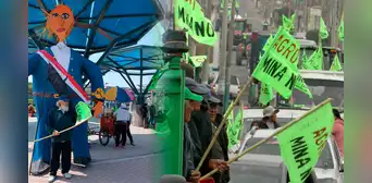 Tía María: pobladores amenazan con quemar muñeco de Dina Boluarte en rechazo de proyecto minero Tía María: pobladores amenazan con quemar muñeco de Dina Boluarte en rechazo de proyecto minero
