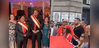'Loco' Vargas causa furor al usar 'banda presidencial' en desfile por Fiestas Patrias en Estados Unidos