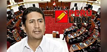 Perú Libre usó sede del Congreso para hacer propaganda política a prófugo Vladimir Cerrón Perú Libre usó sede del Congreso para hacer propaganda política a prófugo Vladimir Cerrón