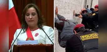 Dina Boluarte culpa a gobiernos pasados por incremento de extorsión y delincuencia: "No ha sido mi gestión" Dina Boluarte culpa a gobiernos pasados por incremento de extorsión y delincuencia: "No ha sido mi gestión"