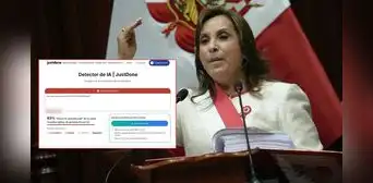 Mensaje de Dina Boluarte fue elaborado con Inteligencia Artificial, según verificadores de IA Mensaje de Dina Boluarte fue elaborado con Inteligencia Artificial, según verificadores de IA