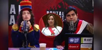 Curwen se pone a jugar tutti frutti con Carlita en medio del discurso de Dina Boluarte: "No nos interesa lo que tenga que decir"