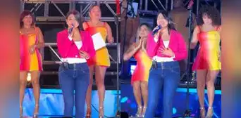 Nickol Sinchi vuelve a los escenarios junto con Corazón Serrano y emociona a sus fans: “Como los viejos tiempos”
