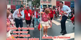 Alcalde de Paterson, EE. UU., sorprende al bailar huayno con peruanos durante alegoría por Fiestas Patrias: "Perú es clave" Alcalde de Paterson, EE. UU., sorprende al bailar huayno con peruanos durante alegoría por Fiestas Patrias: "Perú es clave"