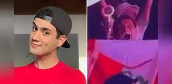 Giacomo Benavides enloquece en el concierto de Twice y saca la bandera del Perú: video se vuelve viral