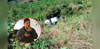 Piura: alcalde se salva de morir luego de que vehículo en el que viajaba cayera por un abismo Piura: alcalde se salva de morir luego de que vehículo en el que viajaba cayera por un abismo