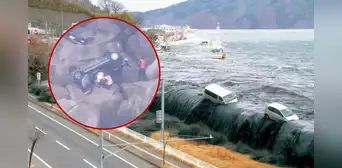 Mujer en Japón muere al caer por un barranco con su auto mientras evacuaba por alerta de tsunami tras el terremoto en Rusia Mujer en Japón muere al caer por un barranco con su auto mientras evacuaba por alerta de tsunami tras el terremoto en Rusia