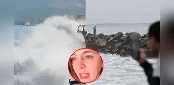 Yiddá Eslava molesta contra personas que van a la playa pese a alerta de tsunami en Perú: "¡No se metan al mar!"