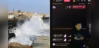 Tiktokers fueron a la Costa Verde tras alerta de tsunami por terremoto en Rusia y generan críticas Tiktokers fueron a la Costa Verde tras alerta de tsunami por terremoto en Rusia y generan críticas
