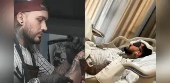 Tatuador colombiano viaja a EEUU, le detectan cáncer cerebral y hoy su familia implora una visa para ayudarlo: "Está solo allá"