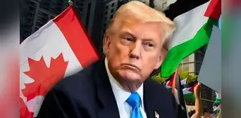 Trump dice que será muy "difícil" tener acuerdo comercial con Canadá porque reconocerán a Palestina como estado