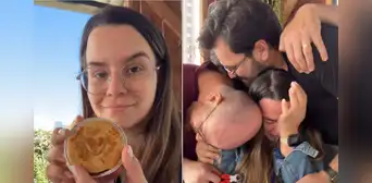 Joven se quiebra al comer la última empanada que su madre preparó antes de fallecer: "Grabé para nunca olvidarlo” Joven se quiebra al comer la última empanada que su madre preparó antes de fallecer: "Grabé para nunca olvidarlo”