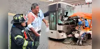 Era su último día de trabajo en el Metropolitano, pero chocó con cúster en la avenida Alfonso Ugarte: "Se iba a jubilar" Era su último día de trabajo en el Metropolitano, pero chocó con cúster en la avenida Alfonso Ugarte: "Se iba a jubilar"
