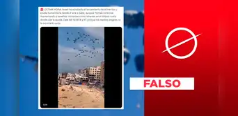 Israel no envió ayuda humanitaria a Gaza: fue lanzado por Jordania y EAU
