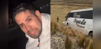 Cantante de Gran Orquesta Internacional se quiebra tras sufrir accidente en el bus: “Estamos vivos gracias a Dios” Cantante de Gran Orquesta Internacional se quiebra tras sufrir accidente en el bus: “Estamos vivos gracias a Dios”