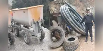 Pataz: operativo contra minería ilegal destruye maquinaria valorada en 3 millones de soles Pataz: operativo contra minería ilegal destruye maquinaria valorada en 3 millones de soles