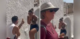 Novio pide matrimonio a su pareja, pero video se arruina por 2 turistas y redes estallan: "Los primeros segundos fueron mágicos" Novio pide matrimonio a su pareja, pero video se arruina por 2 turistas y redes estallan: "Los primeros segundos fueron mágicos"
