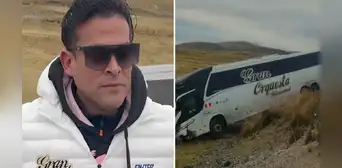Christian Domínguez se pronuncia tras fuerte accidente del bus de Gran Orquesta Internacional: “Fue ocasionado por otra persona” Christian Domínguez se pronuncia tras fuerte accidente del bus de Gran Orquesta Internacional: “Fue ocasionado por otra persona”
