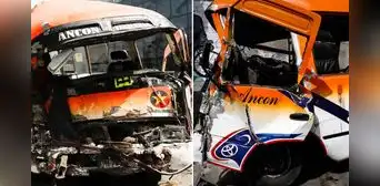 Así quedó el Anconero tras el fatal accidente en la avenida Alfonso Ugarte, que cobró la vida de 3 personas