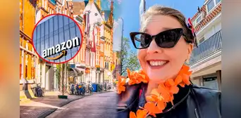 Mujer abandona Estados Unidos tras ser despedida de Amazon y busca nueva vida en Europa: "Una mejor calidad de vida"