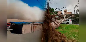 Impresionante levantamiento de polvo y arena en Lima, Arequipa, Tacna, Ica y otras regiones del Perú, alerta Senamhi