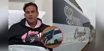 Christian Domínguez aclara video viral sobre maniobra peligrosa del conductor del bus de la Gran Orquesta: "Es maldad" Christian Domínguez aclara video viral sobre maniobra peligrosa del conductor del bus de la Gran Orquesta: "Es maldad"