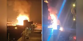 Incendio de gran magnitud consumió planta de gas en Puente Piedra Incendio de gran magnitud consumió planta de gas en Puente Piedra