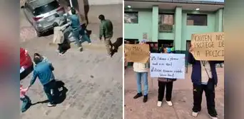 Separan a policías implicados en agresión contra padres de familia frente a sus hijos en Cusco Separan a policías implicados en agresión contra padres de familia frente a sus hijos en Cusco