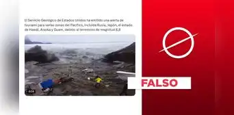 Este video de un tsunami no se relaciona con el terremoto del 30 de julio de 2025 en Rusia