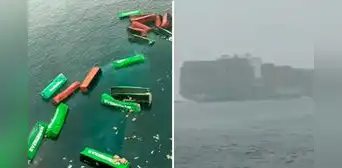 Reabren puerto del Callao: estuvo cerrado más de 5 horas por caída de decenas de contenedores de buque taiwanés Reabren puerto del Callao: estuvo cerrado más de 5 horas por caída de decenas de contenedores de buque taiwanés