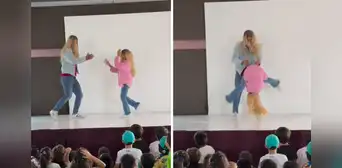 Padrastro baila con su hijastra canción de '¿Y dónde están las rubias?', tras ser rechazada por sus compañeras Padrastro baila con su hijastra canción de '¿Y dónde están las rubias?', tras ser rechazada por sus compañeras