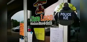 ICE arresta a 12 inmigrantes en operativo en restaurantes mexicanos de Kansas, EEUU: DHS colocó carteles de ''Cerrado''