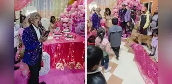 Perrita cumple 3 años y su dueña le organiza fiesta con payasos: "Tranquilamente podría ser yo"