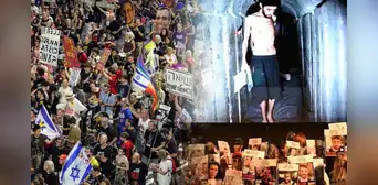 Más de 60.000 personas protestan en Israel tras difusión de video de rehén obligado por Hamás a cavar su propia tumba
