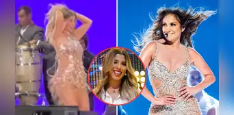 Yahaira Plasencia sorprendió con sensual ‘baile de la boa’ junto a Corazón Serrano en Trujillo y redes estallan: “La reencarnación de Jennifer López” Yahaira Plasencia sorprendió con sensual ‘baile de la boa’ junto a Corazón Serrano en Trujillo y redes estallan: “La reencarnación de Jennifer López”