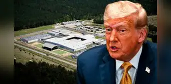 El único centro de deportación de Trump en una pista aérea que albergaría más de 40.000 inmigrantes arrestados por ICE El único centro de deportación de Trump en una pista aérea que albergaría más de 40.000 inmigrantes arrestados por ICE