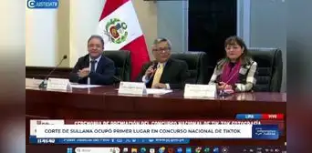 Corte de Sullana gana primer puesto en concurso de TikTok organizado por el Poder Judicial a nivel nacional Corte de Sullana gana primer puesto en concurso de TikTok organizado por el Poder Judicial a nivel nacional