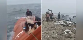 Productos caídos de contenedores asiáticos en mar peruano se venden en Ancón: "Está con agüita, pero no importa”