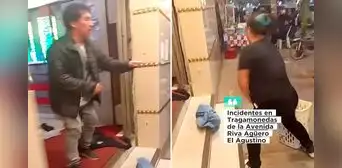 Mujer va a tragamonedas en El Agustino y desata polémica al arrojarle su ropa a un hombre en la puerta de casino Mujer va a tragamonedas en El Agustino y desata polémica al arrojarle su ropa a un hombre en la puerta de casino