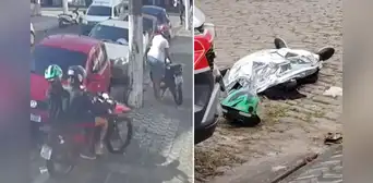 Policía fuera de servicio abate a un menor de edad que intentaba robar la moto de una mujer en Brasil Policía fuera de servicio abate a un menor de edad que intentaba robar la moto de una mujer en Brasil