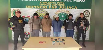 Desarticulan banda 'Los Auquish de Juliaca', presuntamente dedicada al robo de celulares Desarticulan banda 'Los Auquish de Juliaca', presuntamente dedicada al robo de celulares