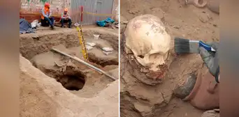 Trabajadores hallan tumbas de la Cultura Chancay de 1.000 años de antigüedad en Puente Piedra mientras realizaban obras de distribución de gas
