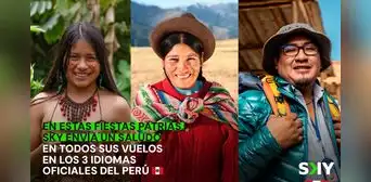 SKY resalta el valor cultural del Perú hablando en quechua, aimara y español